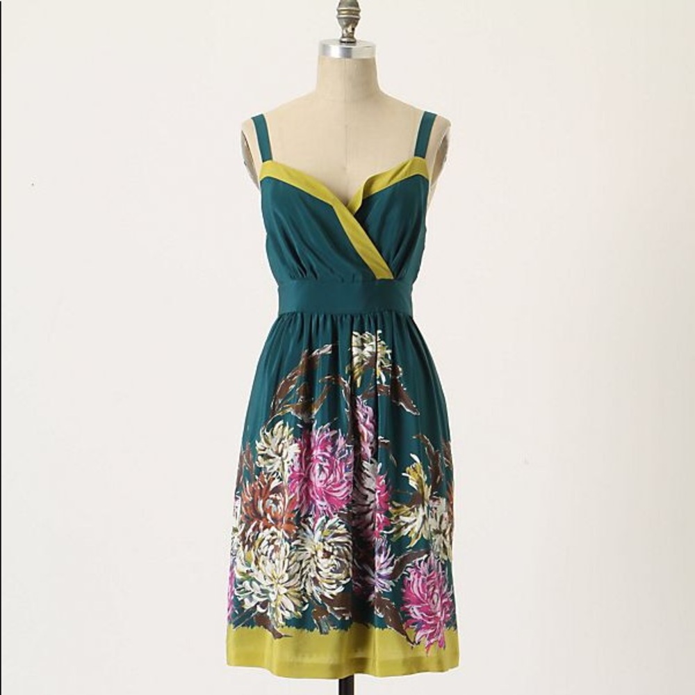 Anthropologie impressionist’s dream dress 0P